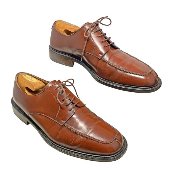 Cole Haan‎ City Calhoun Brown Leather Split Toe Dress Oxfords - Picture 7 of 12